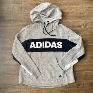 Adidas Gray Cowl Neck Hoodie
